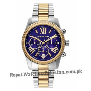 Michael Kors Lexington Chronograph Blue Dial ladies Watch Price in Pakistan
