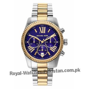 Michael Kors Lexington Chronograph Blue Dial ladies Watch Price in Pakistan